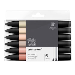 Promarker set Winsor & Newton  6-pack