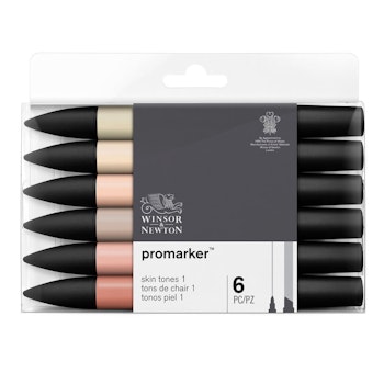 Promarker set Winsor & Newton  6-pack