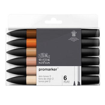 Promarker set Winsor & Newton  6-pack