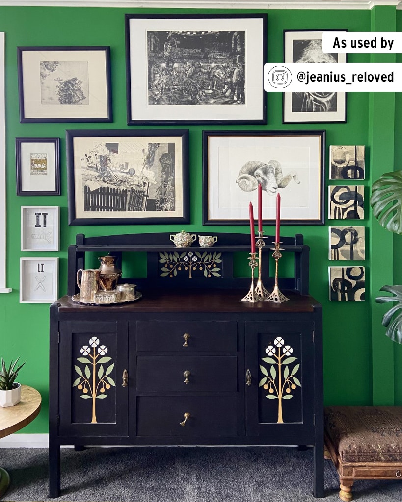 Annie Sloan Wall Paint Schinkel Green väggfärg, grön Glada ungmön
