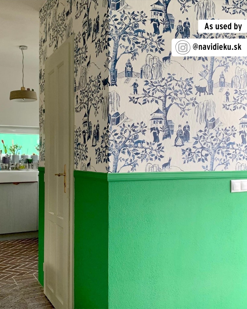 Annie Sloan Wall Paint Schinkel Green väggfärg, grön Glada ungmön