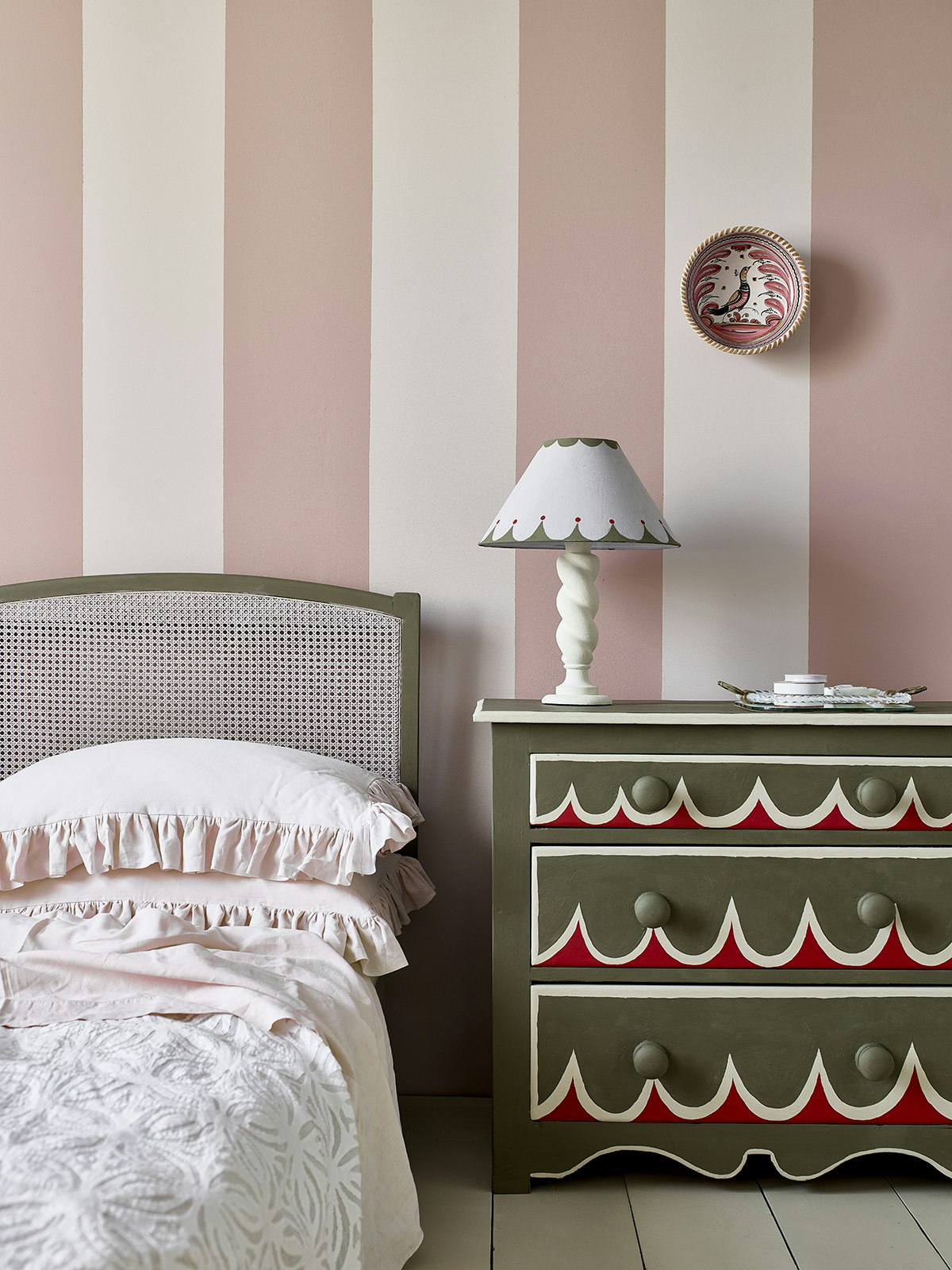 Annie Sloan Wall Paint Piranesi Pink väggfärg dimrosa glada ungmöns diversehandel 1