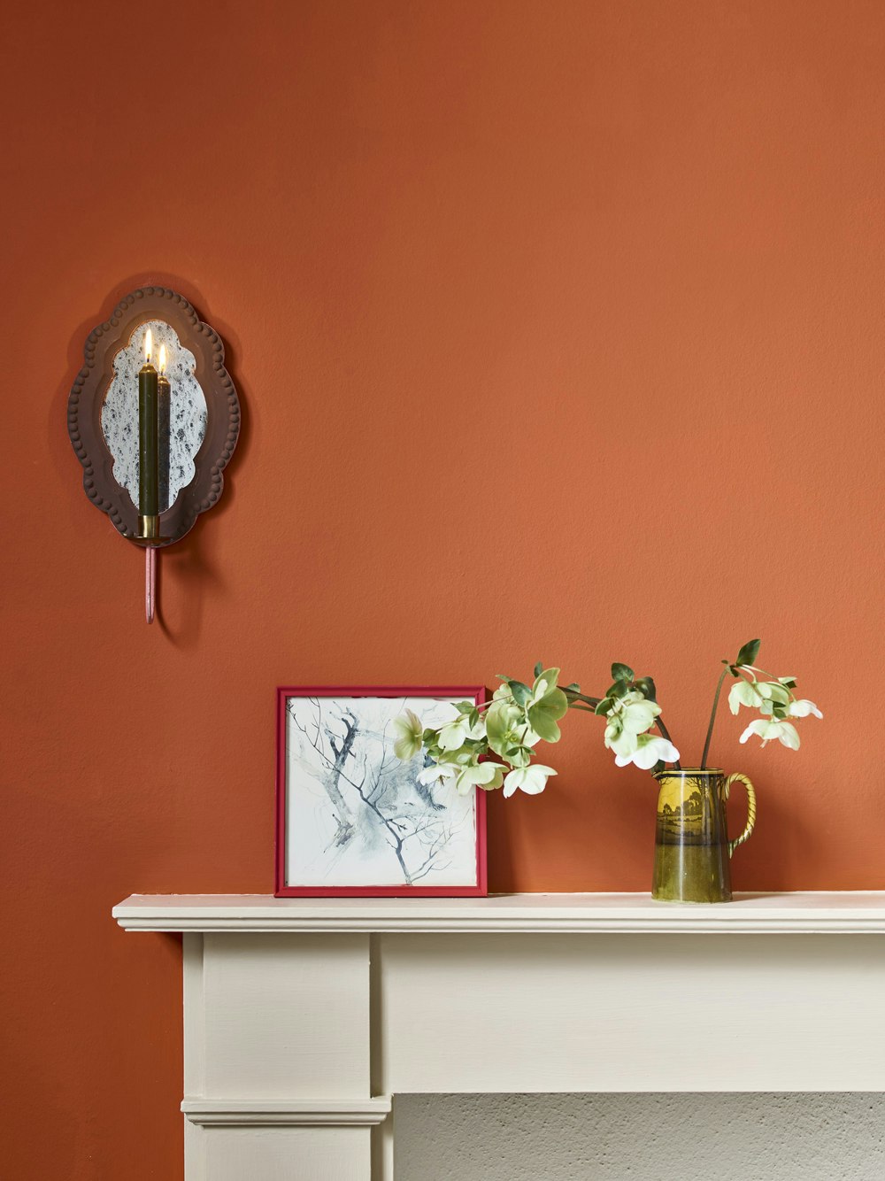 Annie Sloan Wall Paint Riad Terracotta, Väggfärg, kraftig, Tegelröd, Glada Ungmön