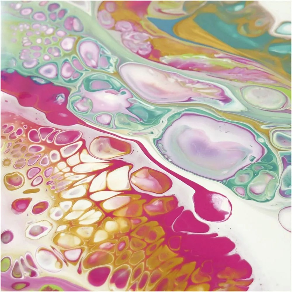 Pouring-Fluid, flytande, akrylfärger, silikonolja, konstverk, skapa, måla en tavla, marmorering