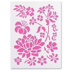 Stencil Blommor  efco
