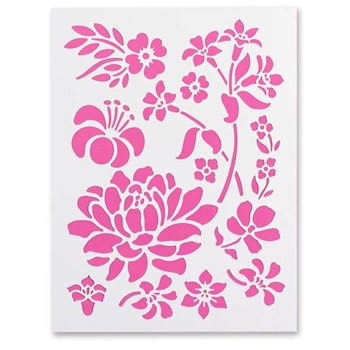 Stencil Blommor  efco