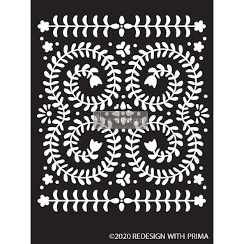 Stencil Elegant vine