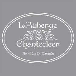 Stencil  The French inn