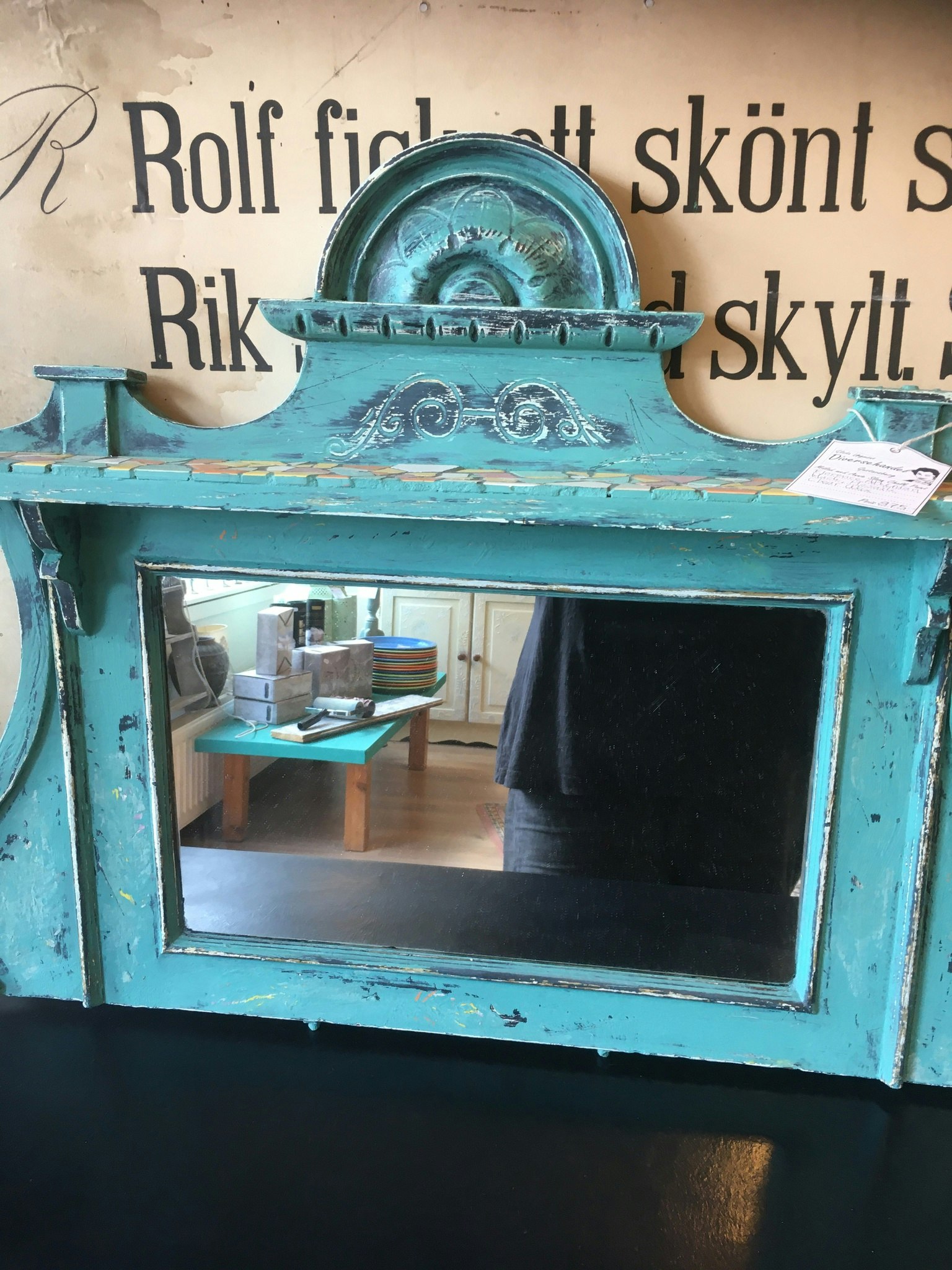 Hylla med mosaik