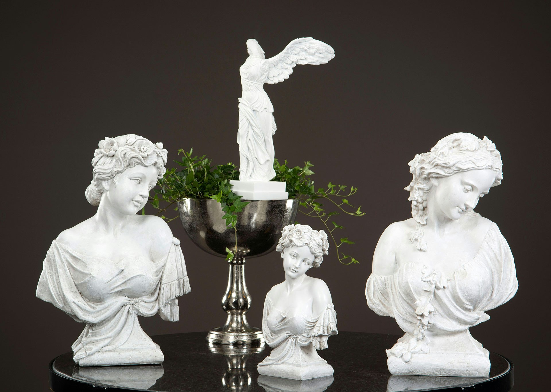 Byst Mary, Skulptur, Heminredning, Polystone figur, Ängel skulptur,