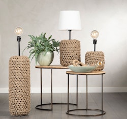 Lampfot i jute