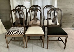Matsalsgrupp, Gustaviansk med 4 stolar