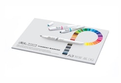 Markerblock Winsor & Newton Pigment marker A3+A4 75g 50ark