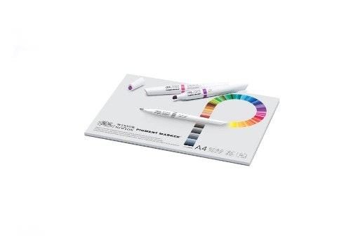 Winsor & Newton pigment marker, block, ljusbeständigt, specialpapper