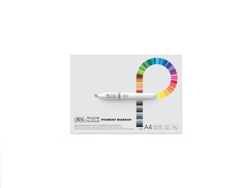 Winsor & Newton pigment marker, block, ljusbeständigt, specialpapper