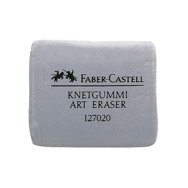 Knådgummi Faber-Castell, suddgummi, kol och krita