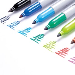 Fiberpennset Sharpie Fine Perm. Market Big Pack 24
