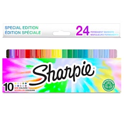 Fiberpennset Sharpie Fine Perm. Market Big Pack 24