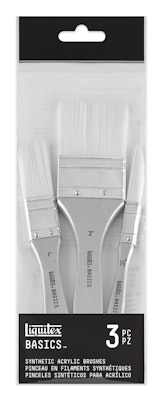 Syntetpensel Liquitex Basics Penslar 3st