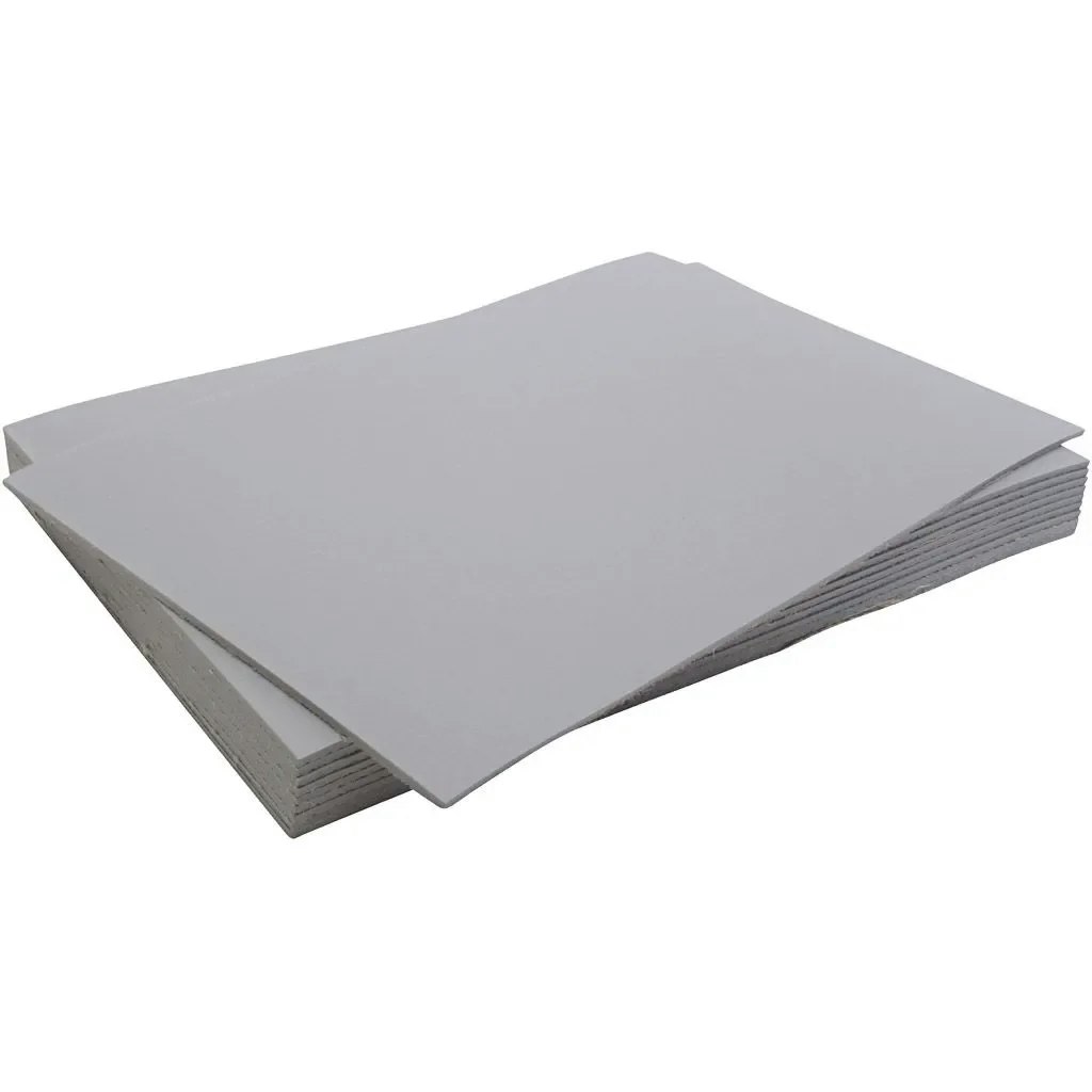 Linoplattor grå 30X40 cm x 3mm, linolium, skära mönster, trycka, tyg,