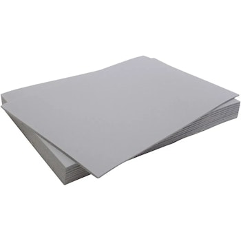 Linoplattor grå 30X40 cm x 3mm