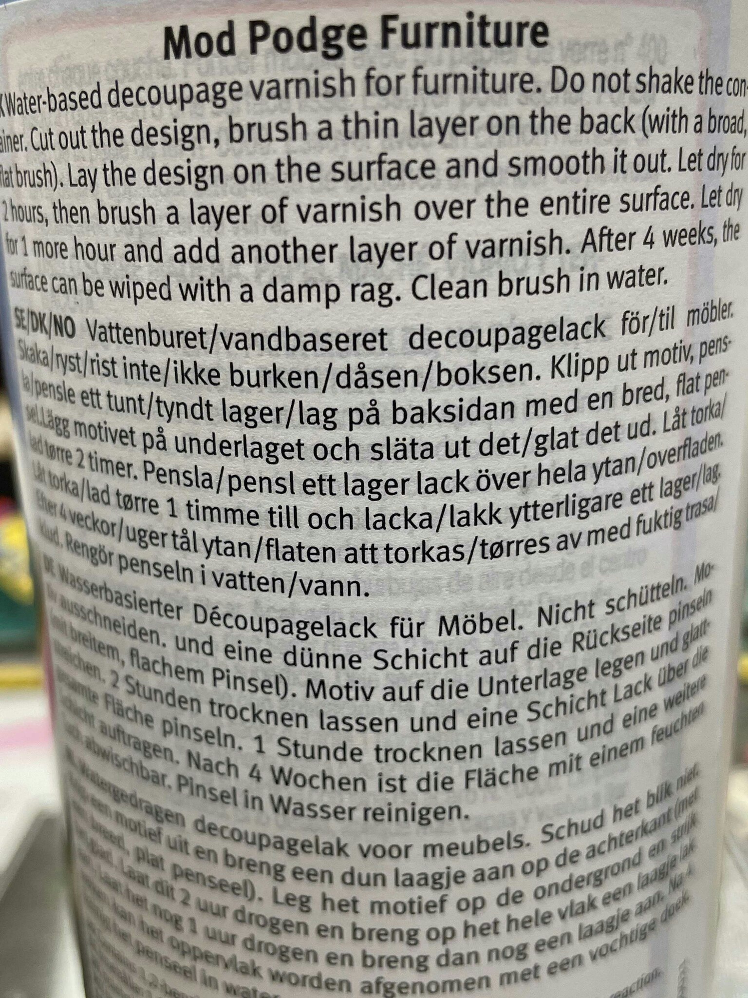 Mode Podge - Furniture Gloss - 473 ml