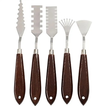 Palettkniv 5-pack mönster