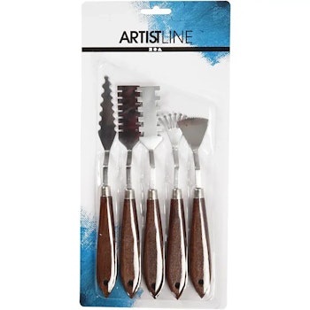 Palettkniv 5-pack mönster