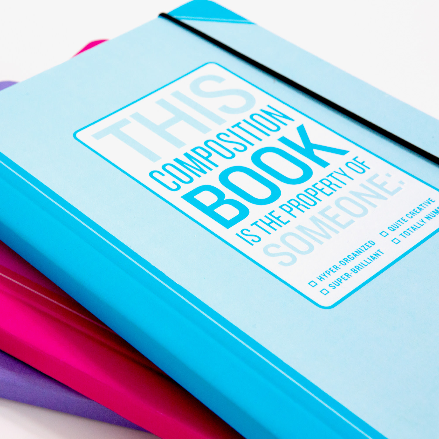 Hyper Organized Composition Notebook / Anteckningsbok - KNOCK KNOCK