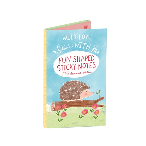 Wild Love Shaped Sticky Notes / klisterlappar / post-it (175 st) - GALISON New York