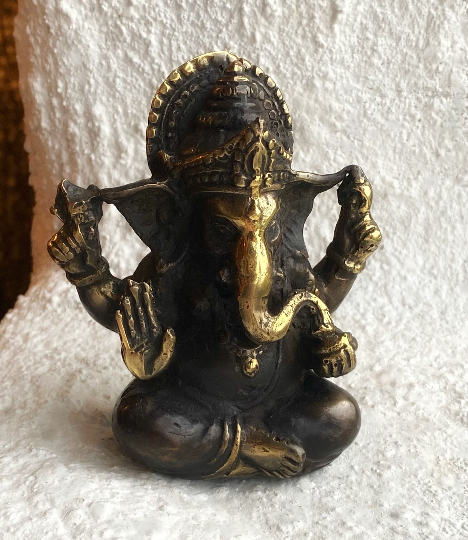 Ganesha medium i brons