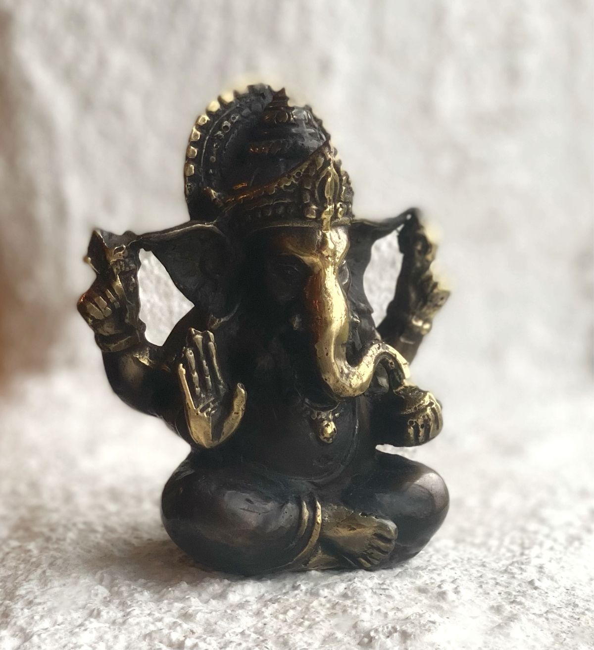 Ganesha medium i brons