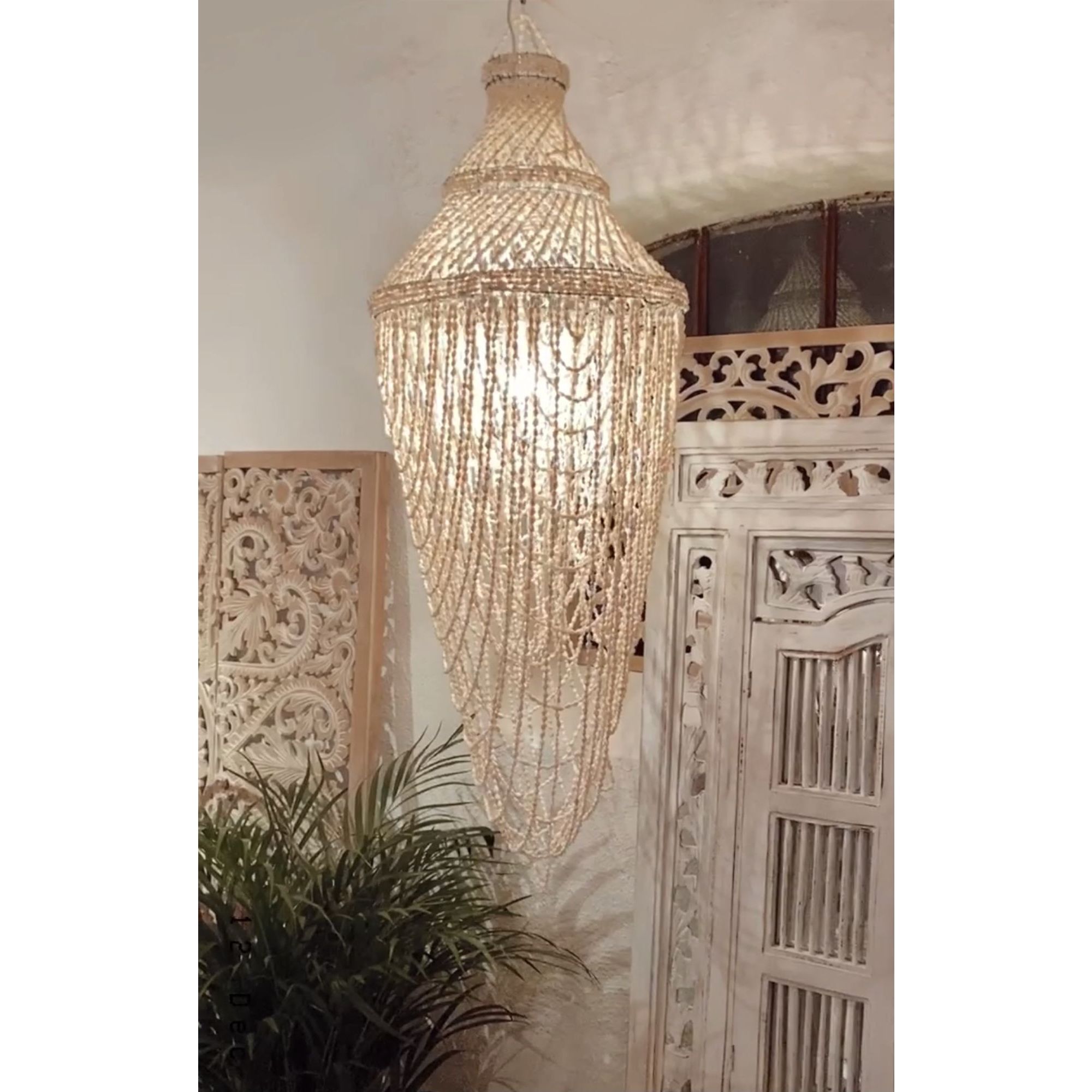 Snäcklampa från Bali
