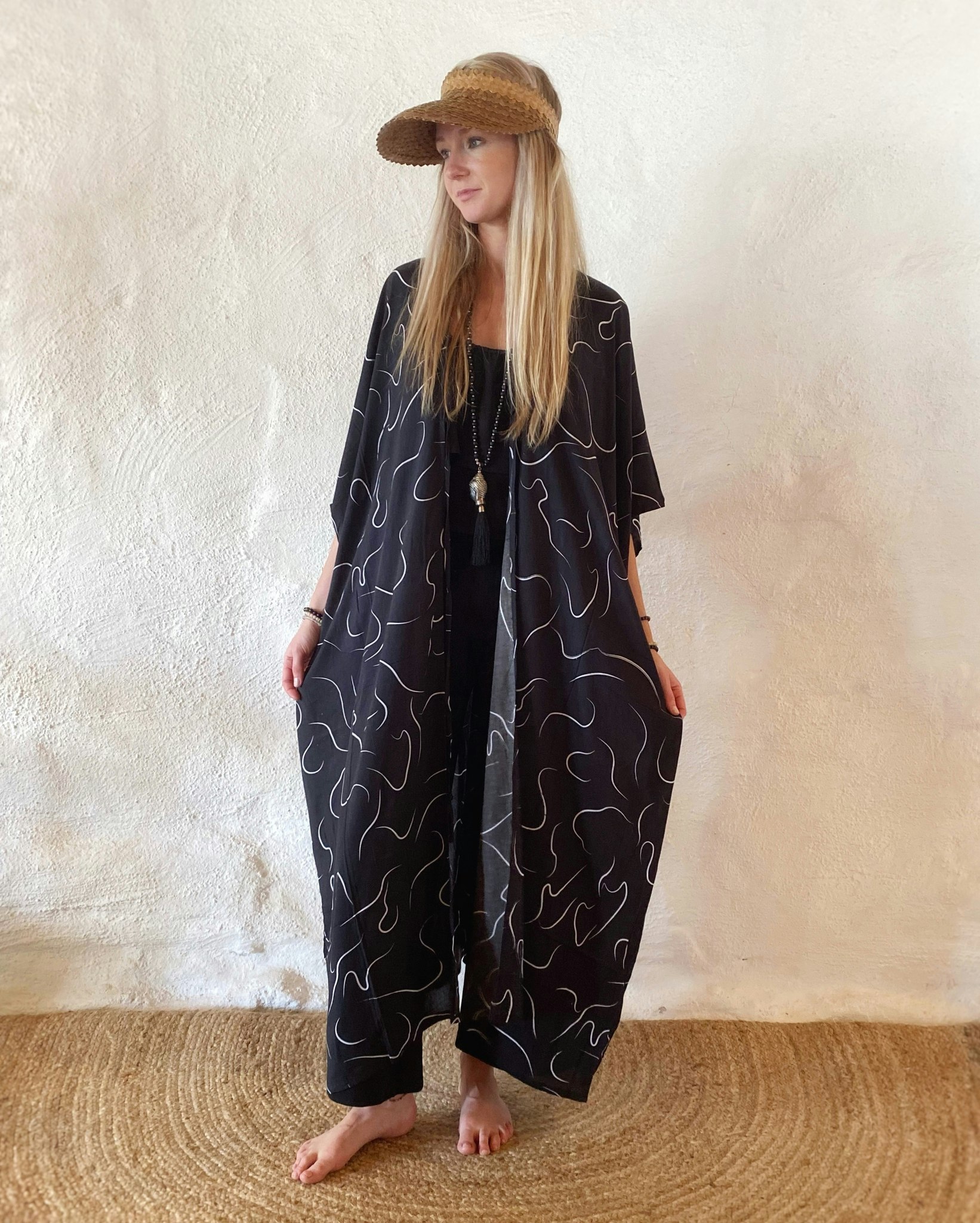 Artsy kaftan svart