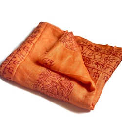 Sjal från Indien orange