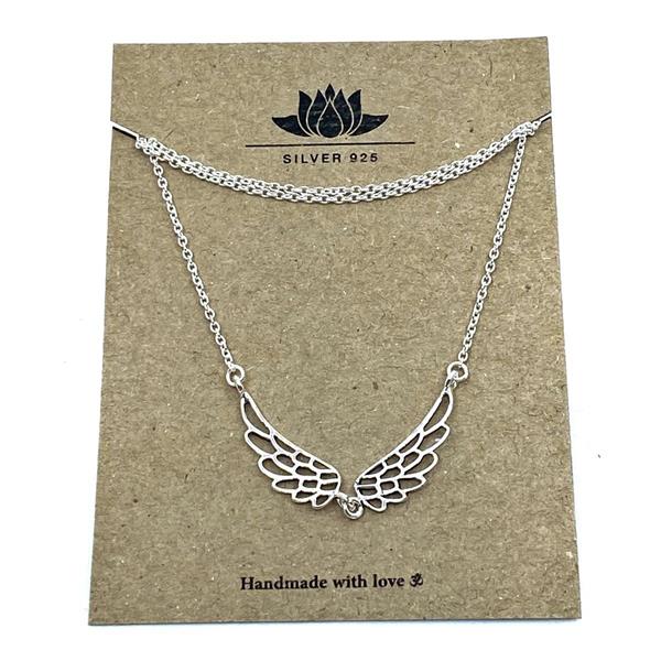Halsband "angelwings" i silver 925