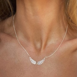 Halsband "angelwings" i silver 925