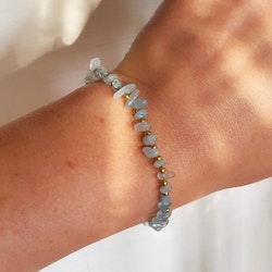 Armband med aqua marine