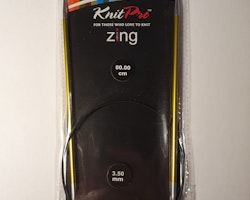 Rundsticka KnitPro Zing 3,5mm 80cm
