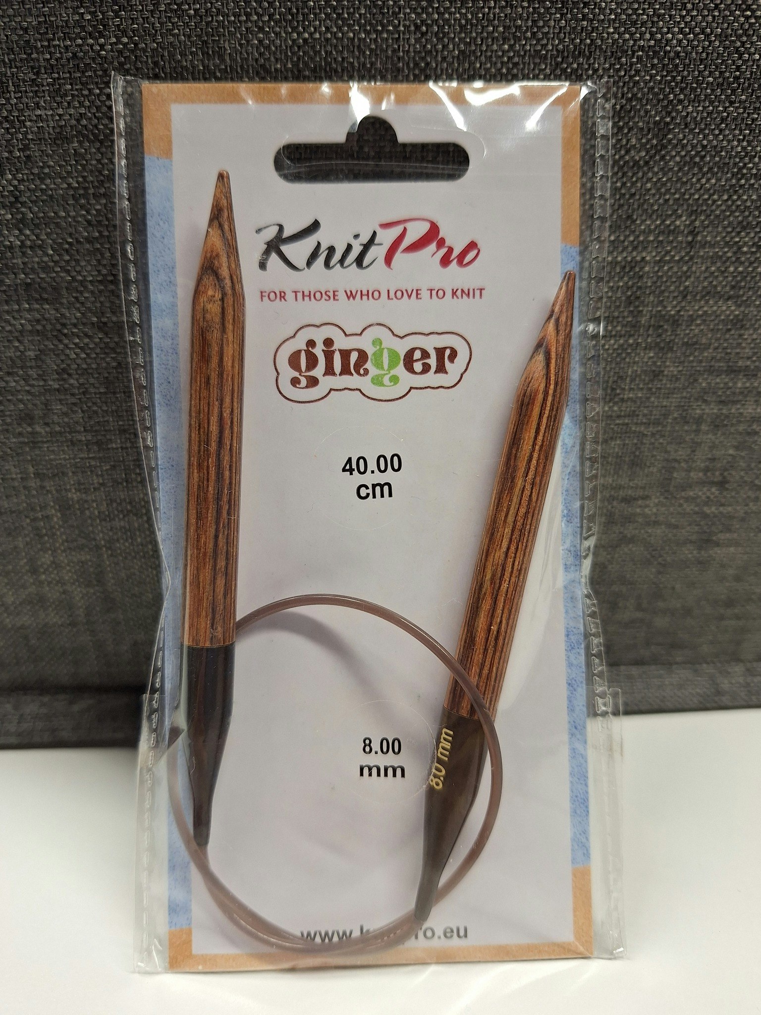 Rundsticka KnitPro Ginger 8mm 40cm