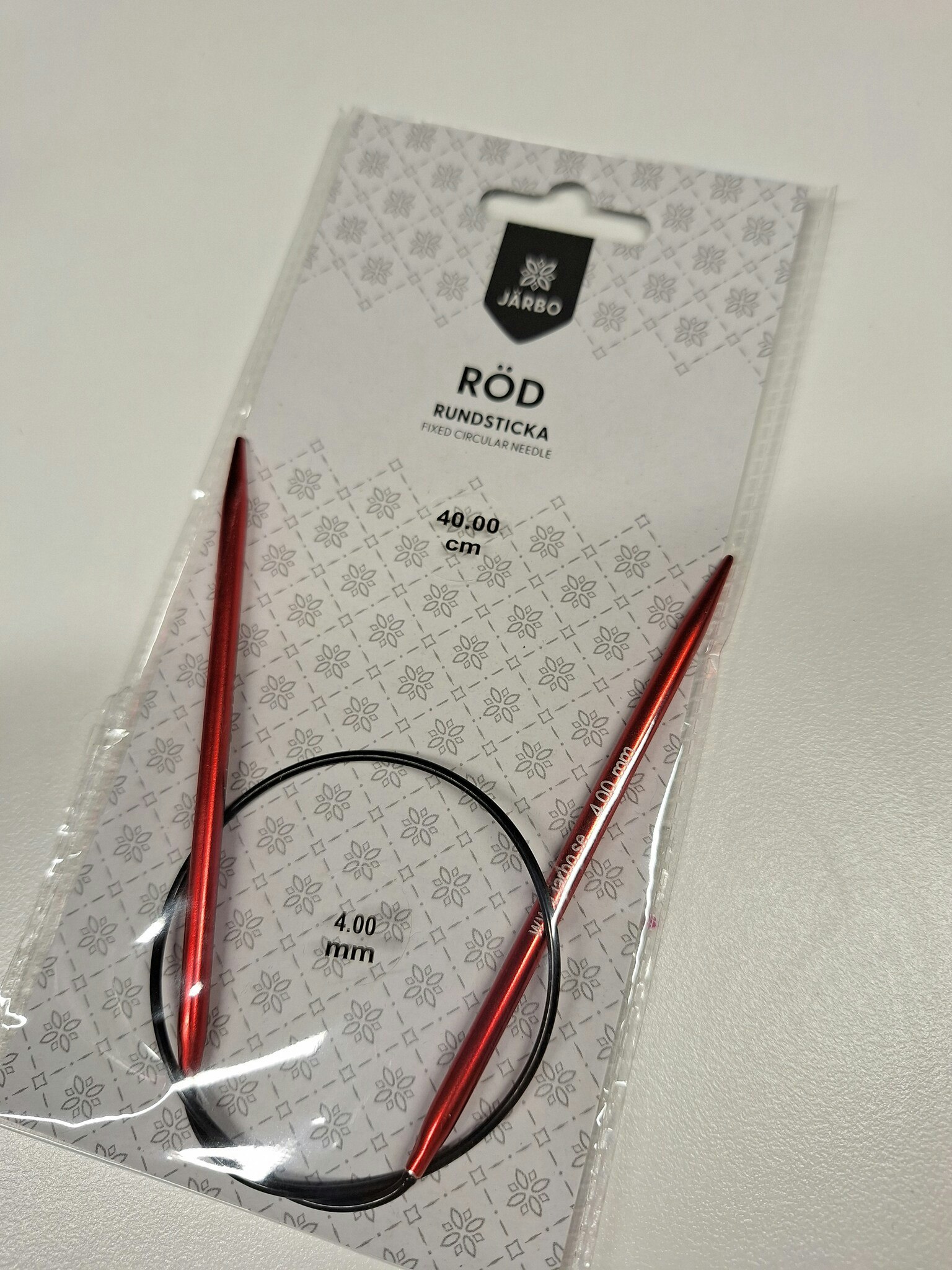 Rundsticka Järbo Röd 4mm 40cm