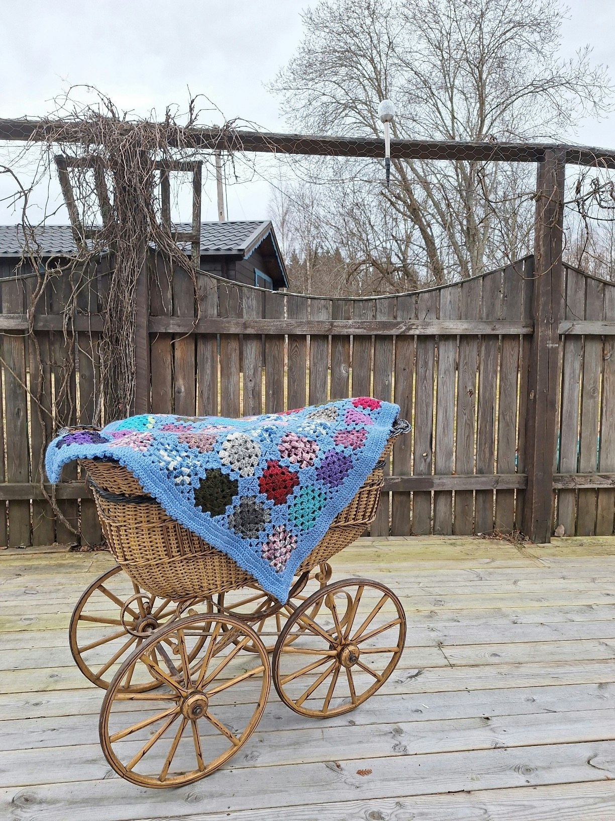 Babyfilt av Mormorsrutor