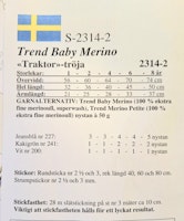 Mönster till garnkit Traktortröja