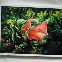 Fruit dragon art print