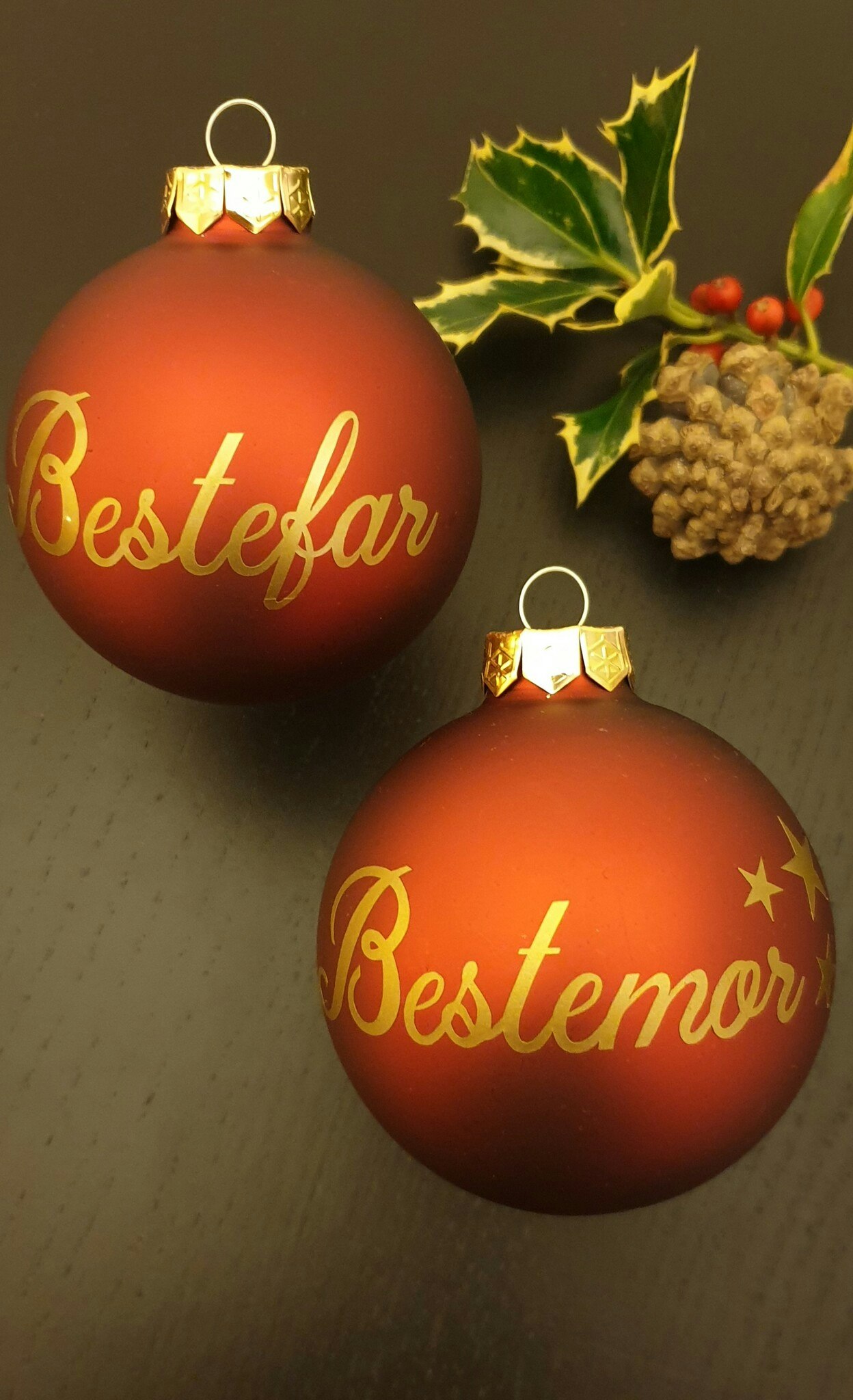 julekuler med besteforeldre - titler