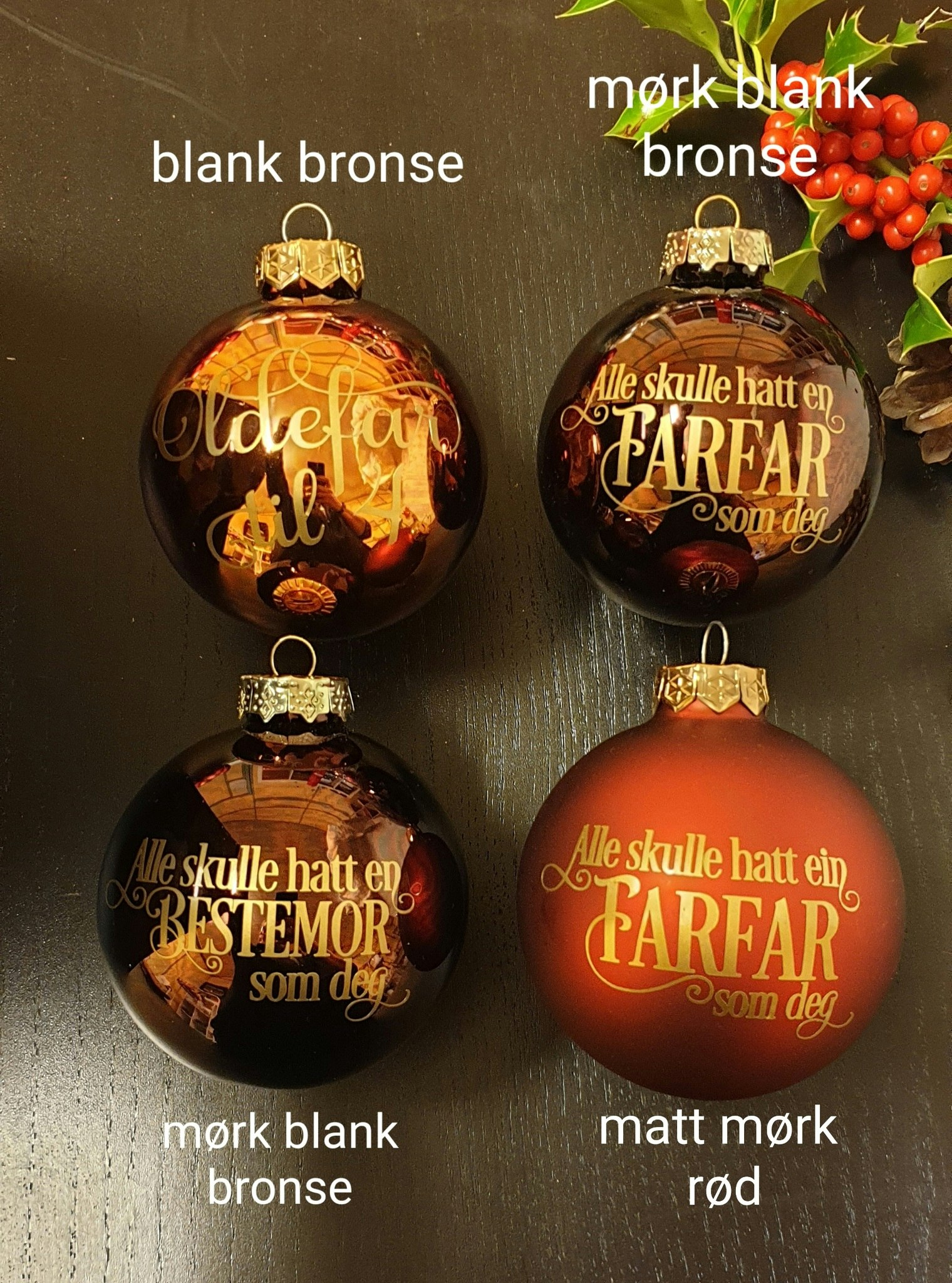 Julekuler til Oldemor/Oldefar