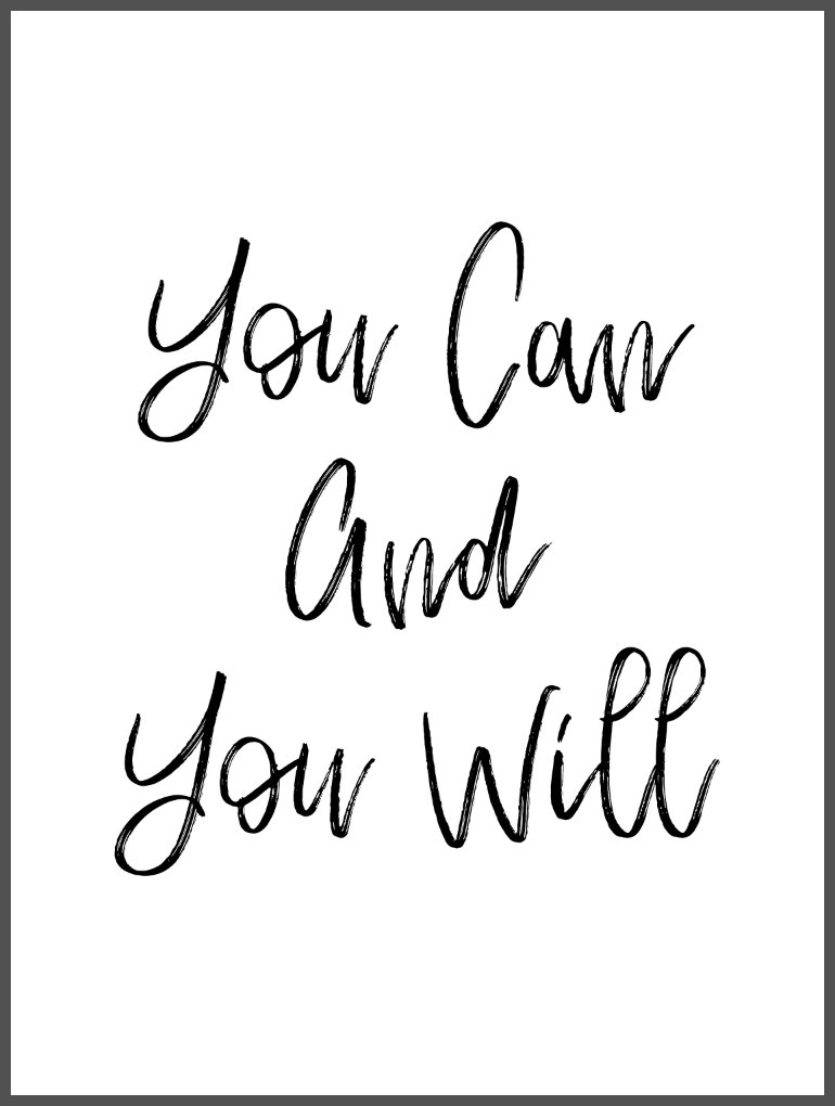 You can...