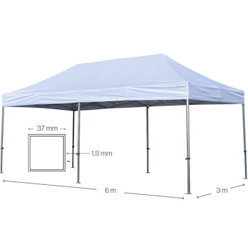 StandUp snabbtält Premium 3×6 m