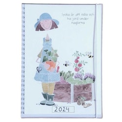 Skrivkalender 2024 Trädgård, A6