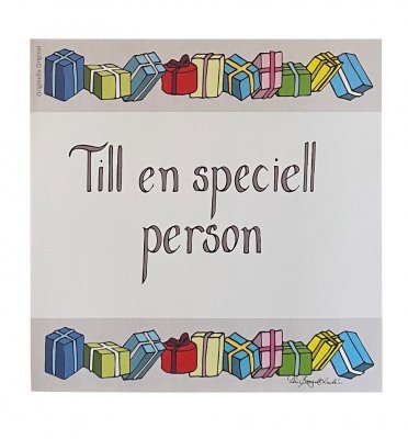 Dubbelkort ”Till en speciell person”